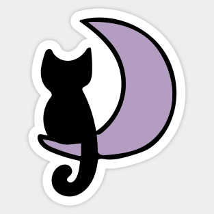 Moon Cat Sticker